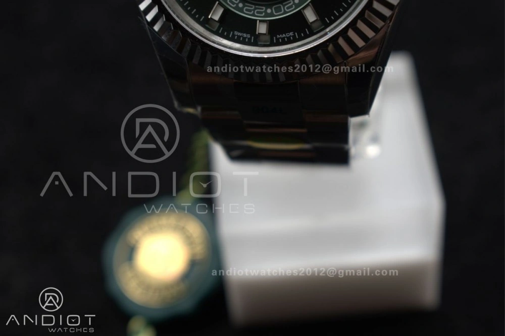 Upgraded Sky-Dweller 326934 904L SS ZF 1:1 Best Edition Green Dial on SS Bracelet A 1090