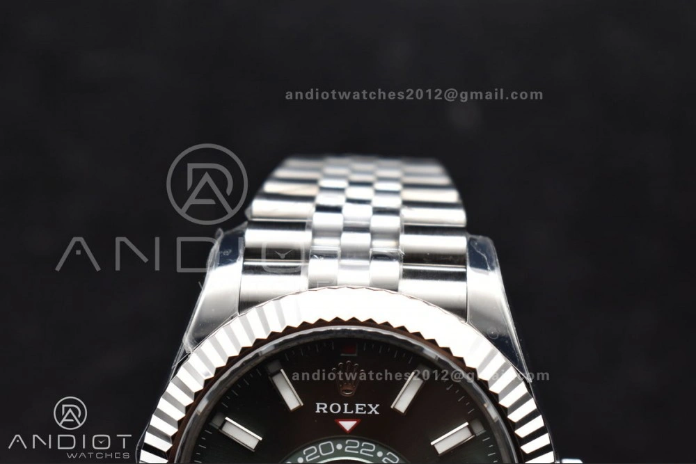 FreshLook Sky-Dweller 326934 904L SS ZF 1:1 Best Edition Green Dial on SS Jubilee Bracelet A 1088