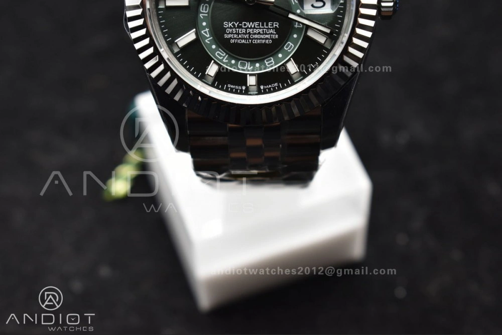 FreshLook Sky-Dweller 326934 904L SS ZF 1:1 Best Edition Green Dial on SS Jubilee Bracelet A 1088