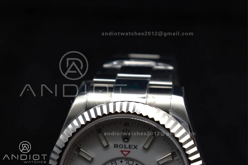 Sky-Dweller 326934 904L SS ZF 1:1 Best Edition White Dial on SS Bracelet A Sleek 1089