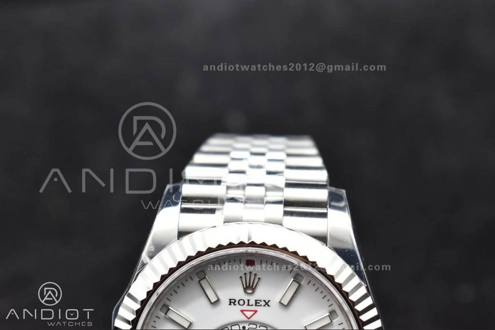 GoAnywhere Sky-Dweller 326934 904L SS ZF 1:1 Best Edition White Dial on SS Jubilee Bracelet A 1092