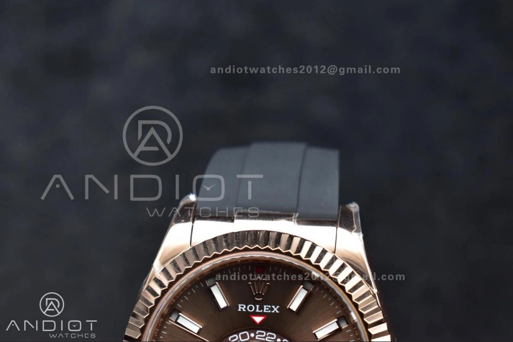 Sky-Dweller 336235 RG ZF 1:1 Best Edition Brown Dial on Oyster-flex Strap A23J (Gain Weight) UrbanStyle 1093