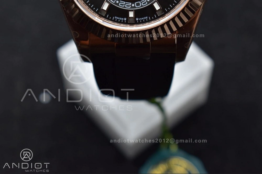 Sky-Dweller 336235 RG ZF 1:1 Best Edition Grey Dial on Oyster-flex Strap A23J (Gain Weight) FlexibleFit 1097