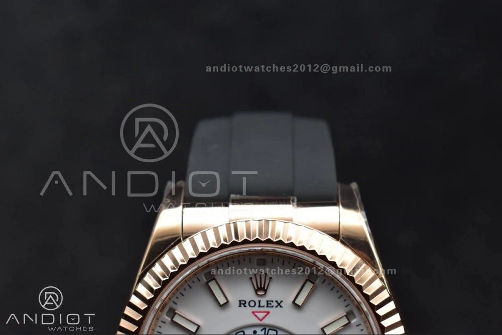 Sky-Dweller 336235 RG ZF 1:1 Best Edition White Dial on Oyster-flex Strap A23J (Gain Weight) Comfortable 1101