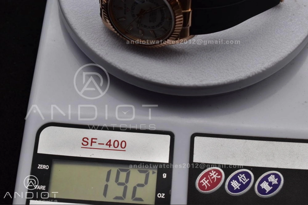 Sky-Dweller 336235 RG ZF 1:1 Best Edition White Dial on Oyster-flex Strap A23J (Gain Weight) Comfortable 1101