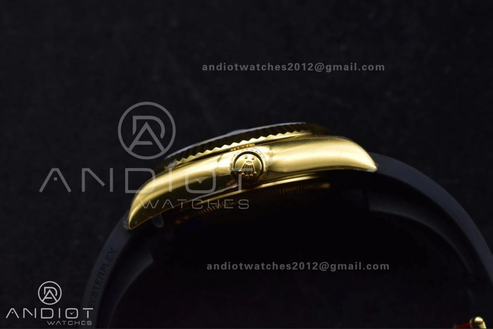 Sky-Dweller 336238 YG ZF 1:1 Best Edition Black Dial on Oysterflex Strap A23J (Gain Weight) Durable 1098