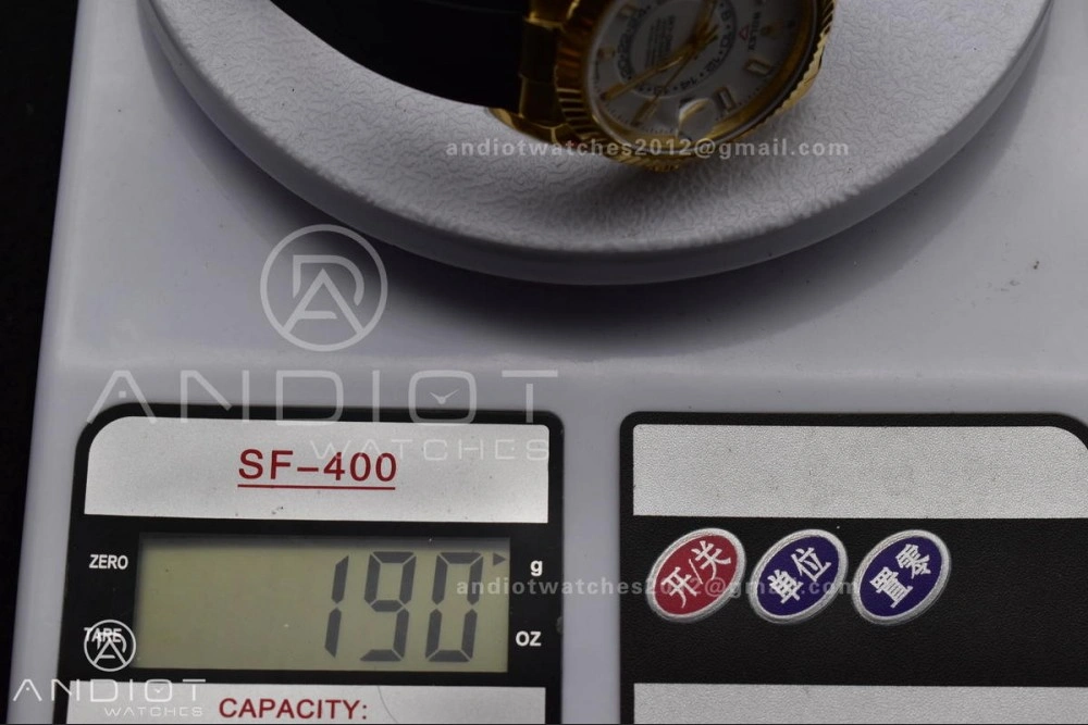 Sky-Dweller 336238 YG ZF 1:1 Best Edition YG Dial on Oysterflex Strap A23J (Gain Weight) Modern 1099