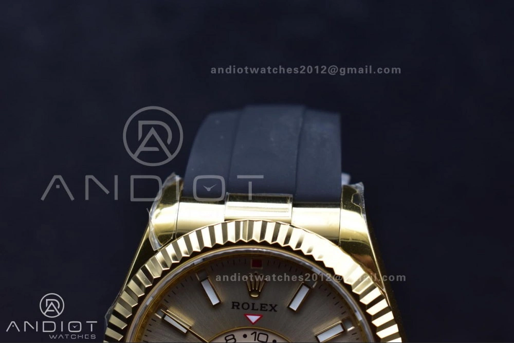 Sky-Dweller 336238 YG ZF 1:1 Best Edition YG Dial on Oysterflex Strap A23J (Gain Weight) Modern 1099