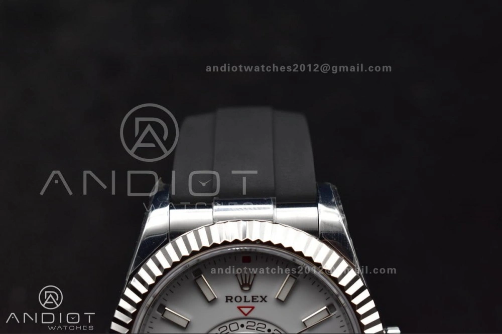Sky-Dweller 336239 SS ZF 1:1 Best Edition White Dial on Oysterflex Strap A23J (Gain Weight) Unique 1102