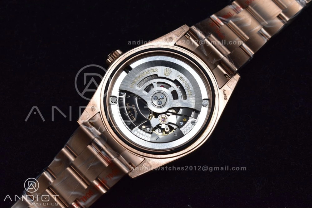 Sleek Skydweller RG Noob Best Edition Brown Dial on RG Bracelet A23J 1103