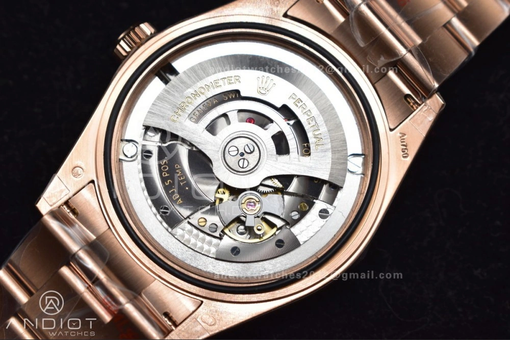 Sleek Skydweller RG Noob Best Edition Brown Dial on RG Bracelet A23J 1103