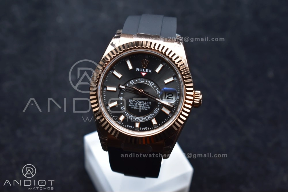 Skydweller RG Noob Best Edition Gray Dial on Oysterflex Strap A23J Upgraded 1104