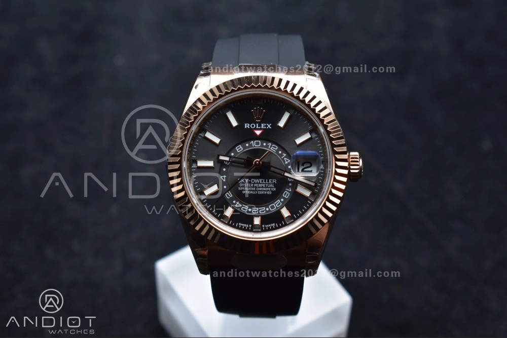 Skydweller RG Noob Best Edition Gray Dial on Oysterflex Strap A23J Upgraded 1104
