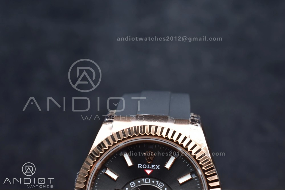 Skydweller RG Noob Best Edition Gray Dial on Oysterflex Strap A23J Upgraded 1104