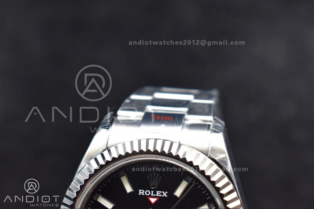 Premium Skydweller SS Noob Best Edition Black Dial on SS Oyster Bracelet A23J 1105