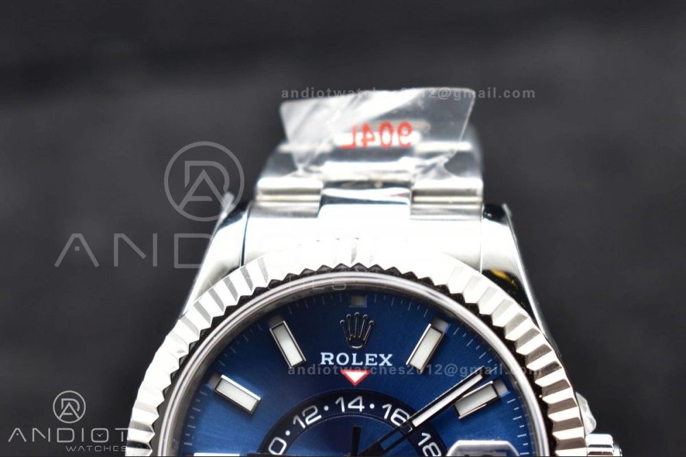 Skydweller SS TWF Best Edition Blue Dial on SS Bracelet A23J EyeCatching 1115