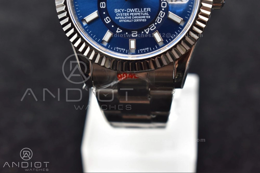 Skydweller SS TWF Best Edition Blue Dial on SS Bracelet A23J EyeCatching 1115