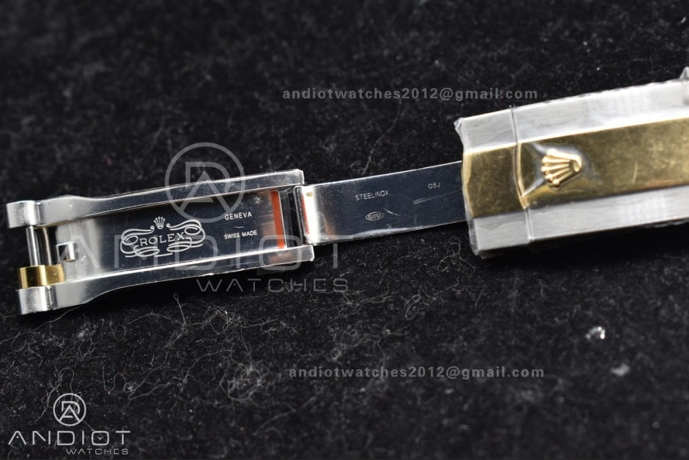 Skydweller SS YG Noob Best Edition White Dial On SS YG Bracelet A23J EasyCare 1113