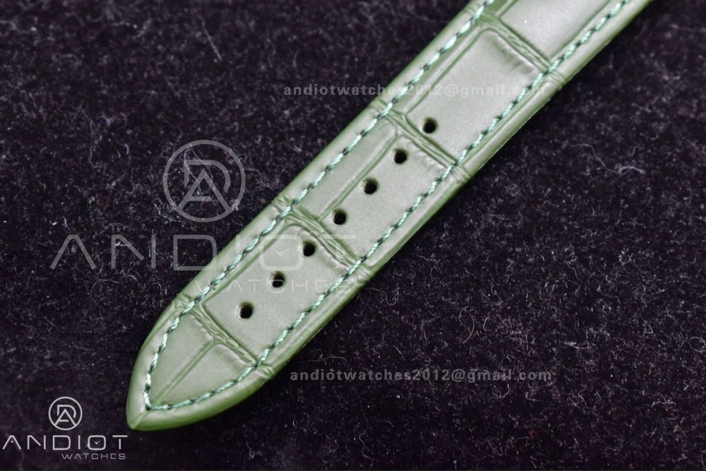 Speedmaster Moonwatch in Moonshine Gold YG RMF Best Edition Green Dial on Green Leather Strap Manual Chrono Attractive 460