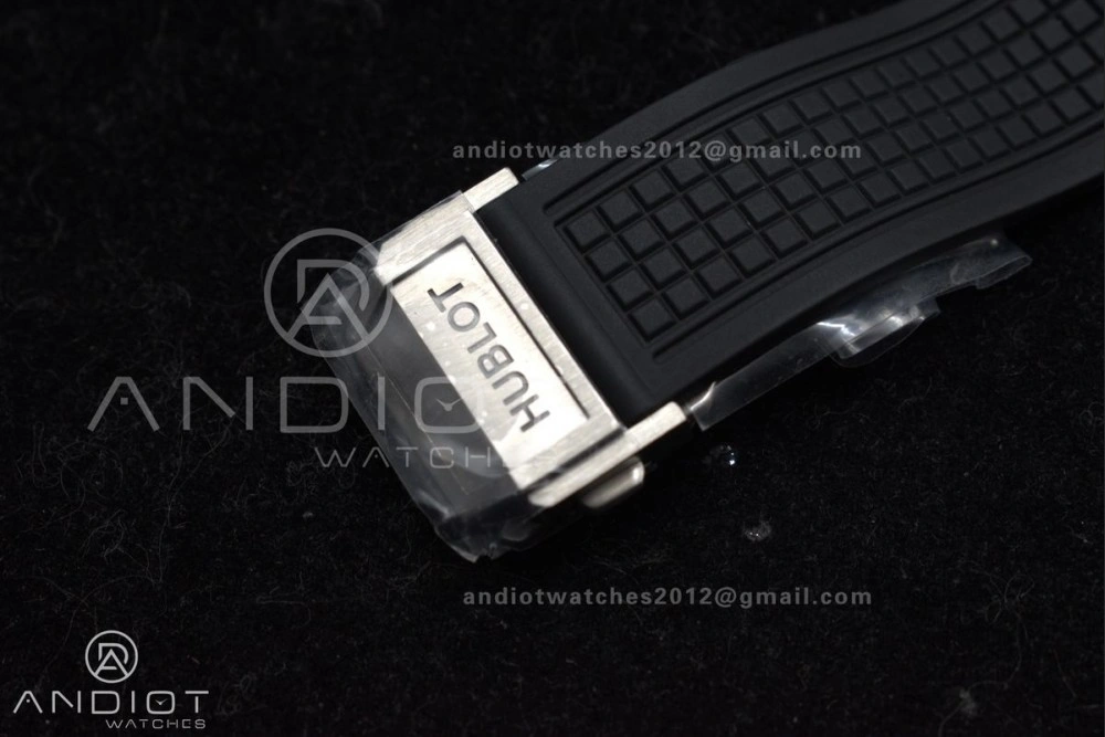 Square Bang Unico 42mm Titanium BBF 1:1 Best Edition Skeleton Dial on Black Rubber Strap A WeatherProof 278