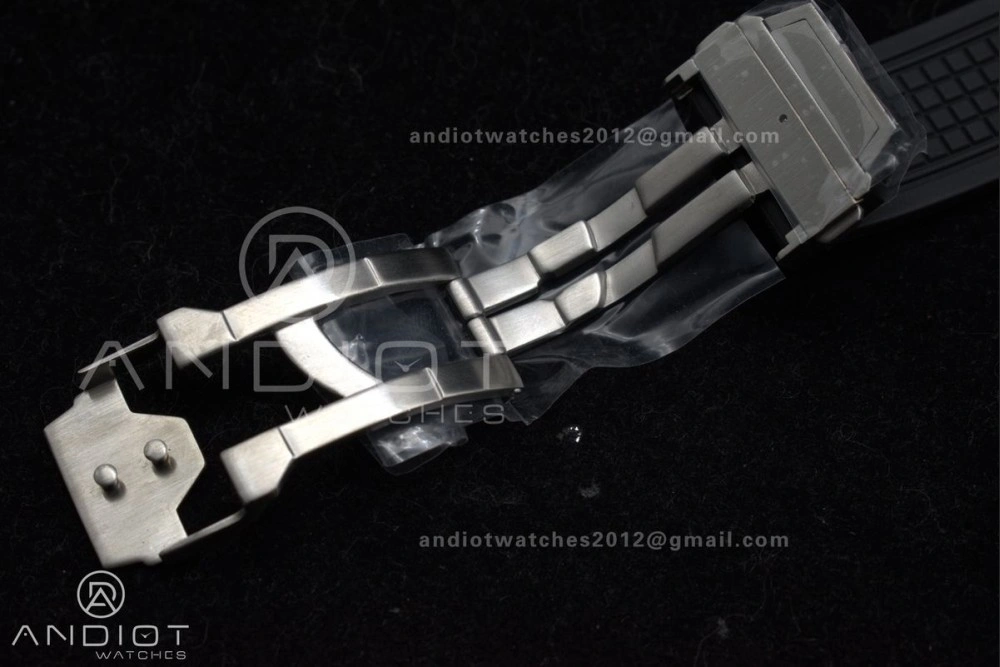 Square Bang Unico 42mm Titanium BBF 1:1 Best Edition Skeleton Dial on Black Rubber Strap A WeatherProof 278