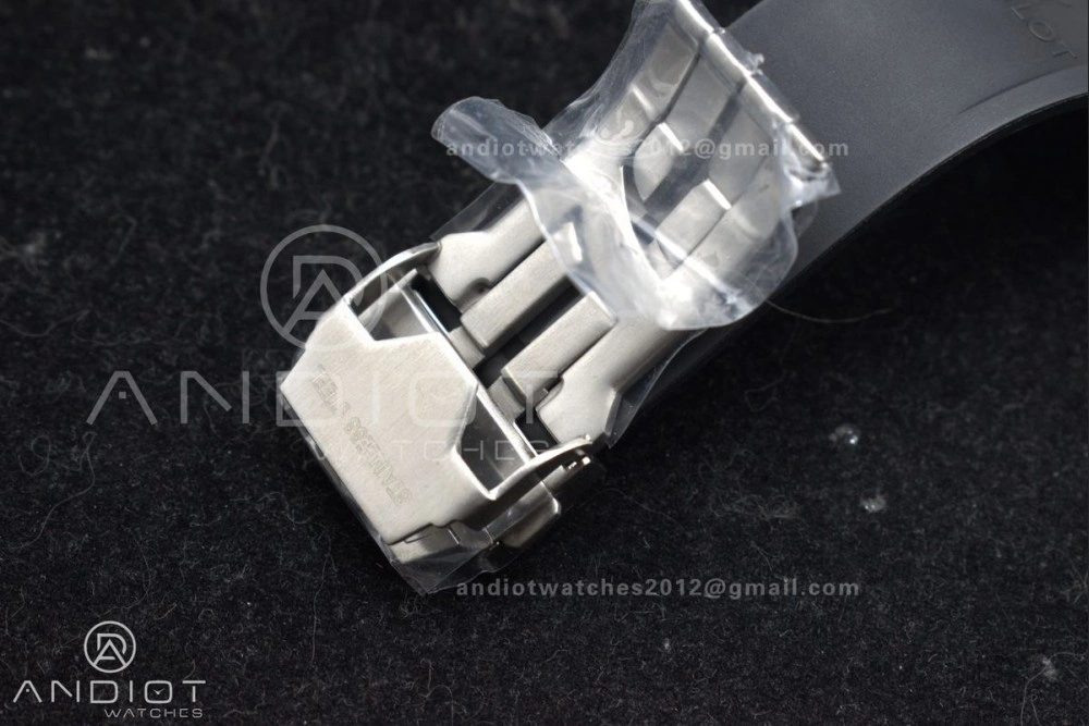 Square Bang Unico 42mm Titanium BBF 1:1 Best Edition Skeleton Dial on Black Rubber Strap A WeatherProof 278