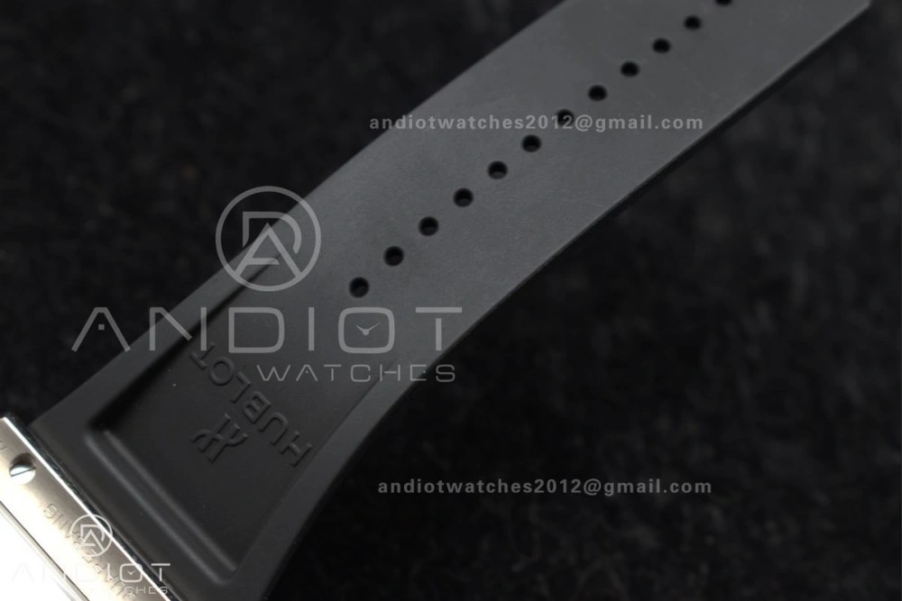 Square Bang Unico 42mm Titanium BBF 1:1 Best Edition Skeleton Dial on Black Rubber Strap A WeatherProof 278