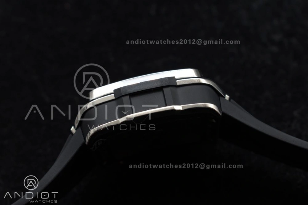Square Bang Unico 42mm Titanium BBF 1:1 Best Edition Skeleton Dial on Black Rubber Strap A WeatherProof 278