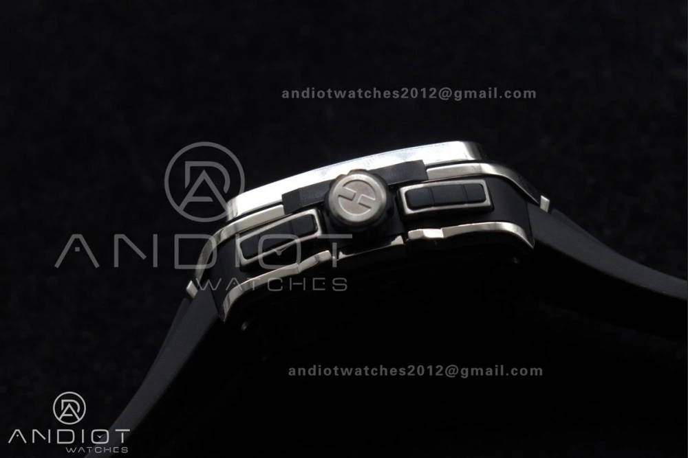 Square Bang Unico 42mm Titanium BBF 1:1 Best Edition Skeleton Dial on Black Rubber Strap A WeatherProof 278