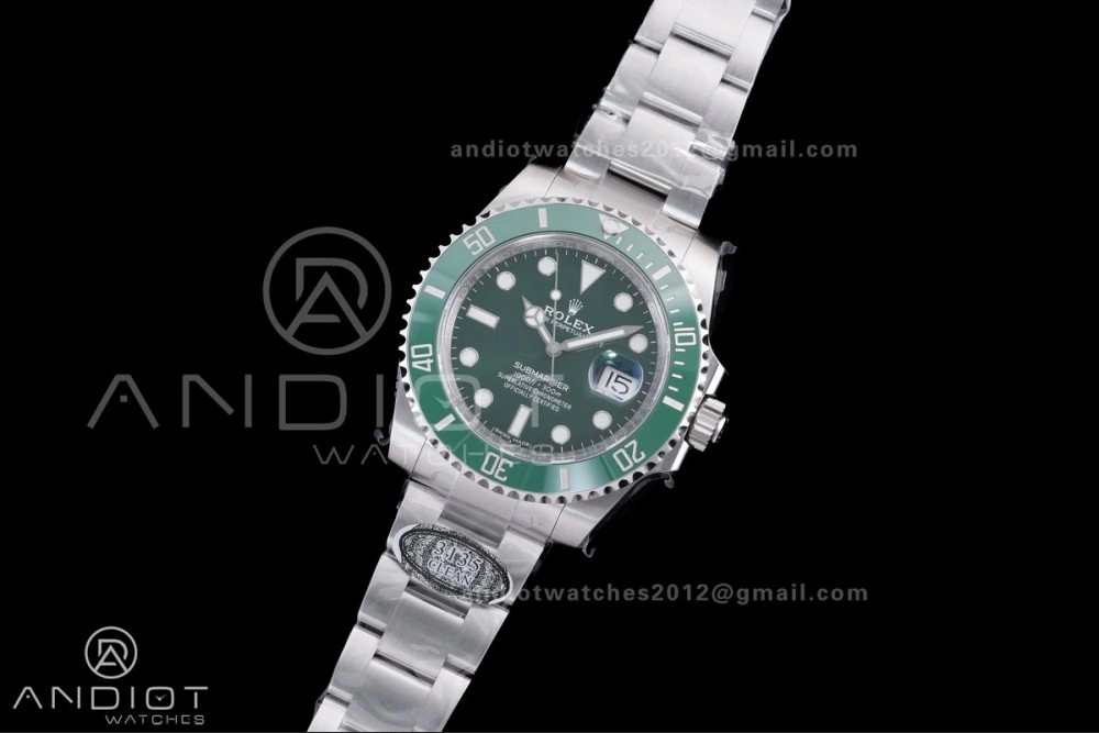 Submariner 116610 LV Green Ceramic Clean 904L 1:1 Hulk Best Edition On SS Bracelet SA Sporty 1125