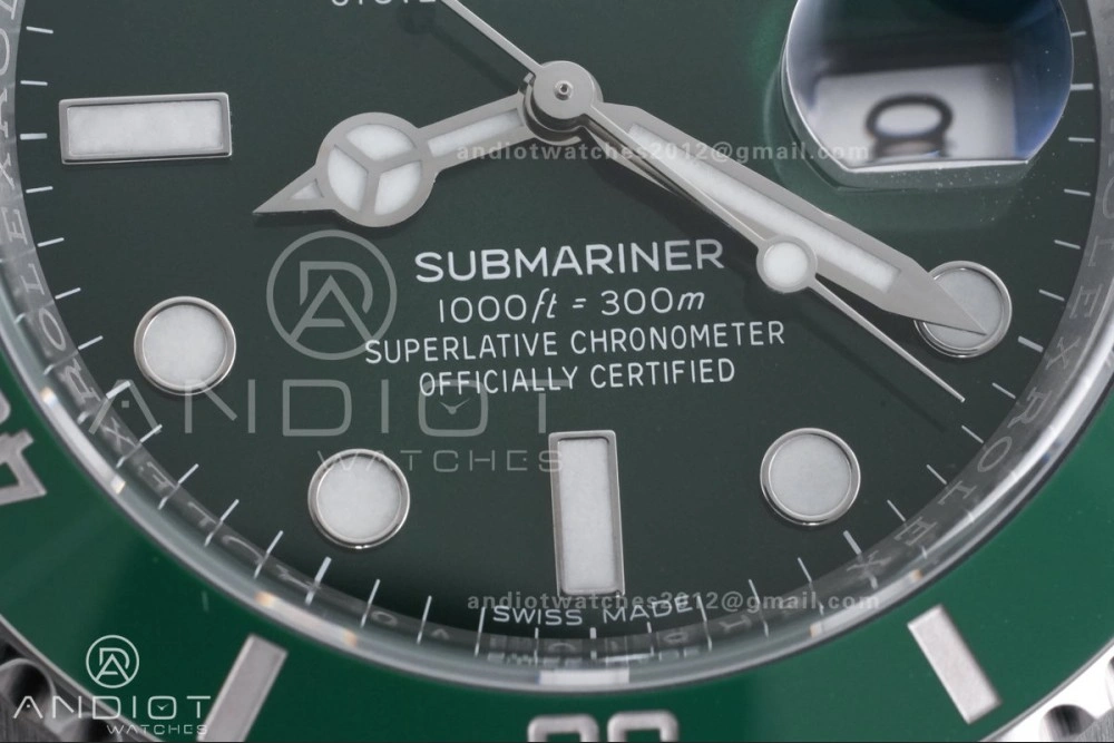 Submariner 116610 LV Green Ceramic Clean 904L 1:1 Hulk Best Edition On SS Bracelet SA Sporty 1125
