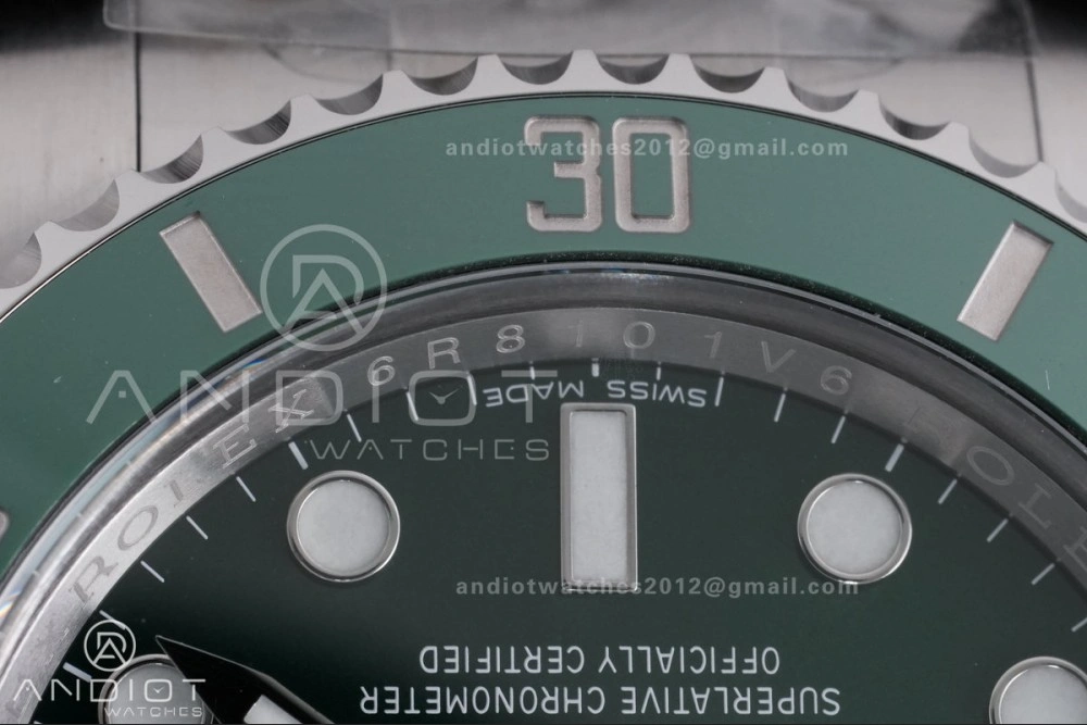 Submariner 116610 LV Green Ceramic Clean 904L 1:1 Hulk Best Edition On SS Bracelet SA Sporty 1125