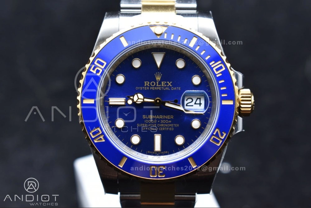 Submariner 116613LB Blue Ceramic 904L Steel YG VSF 1:1 Best Edition Blue Dial VS Seasonal 1132