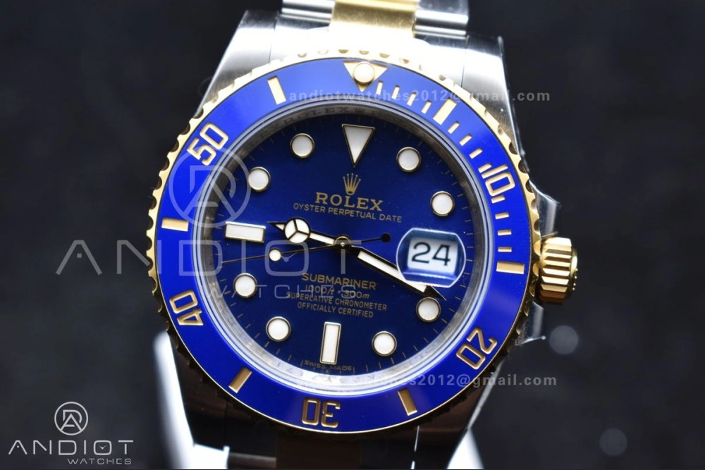 Submariner 116613LB Blue Ceramic 904L Steel YG VSF 1:1 Best Edition Blue Dial VS Seasonal 1132