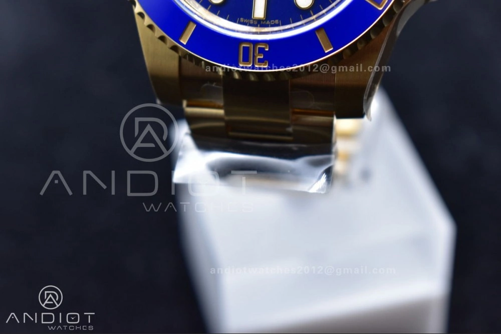 Submariner 116618 LB Blue Ceramic YG Plated 904L Steel Clean 1:1 Best Edition VR Sporty 463