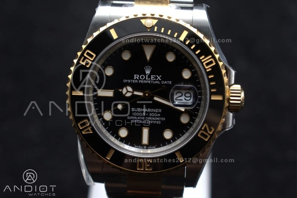Unique Submariner 126613 LN SS YG Black Ceramic 904L Steel Clean 1:1 Best Edition VR 1135
