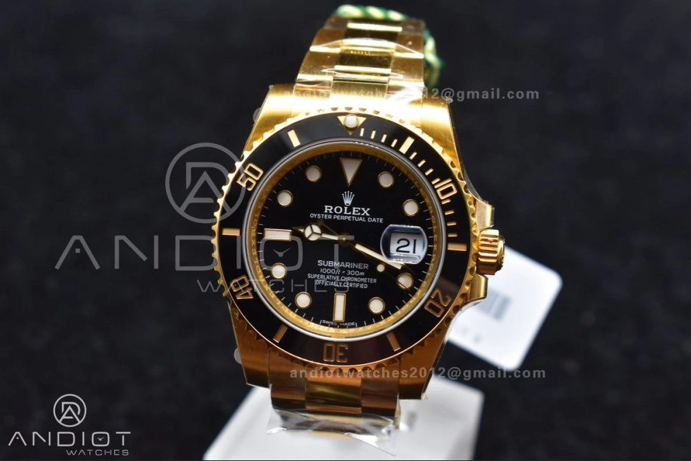 Bold Submariner 126618 LN YG Black Ceramic 904L Steel VSF 1:1 Best Edition VS 1138