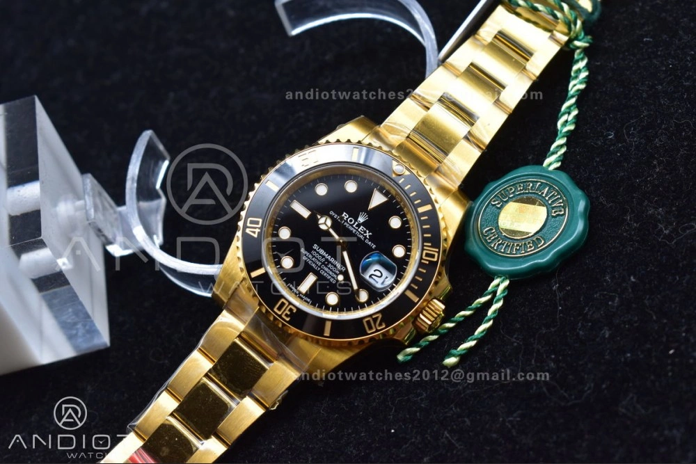 Bold Submariner 126618 LN YG Black Ceramic 904L Steel VSF 1:1 Best Edition VS 1138