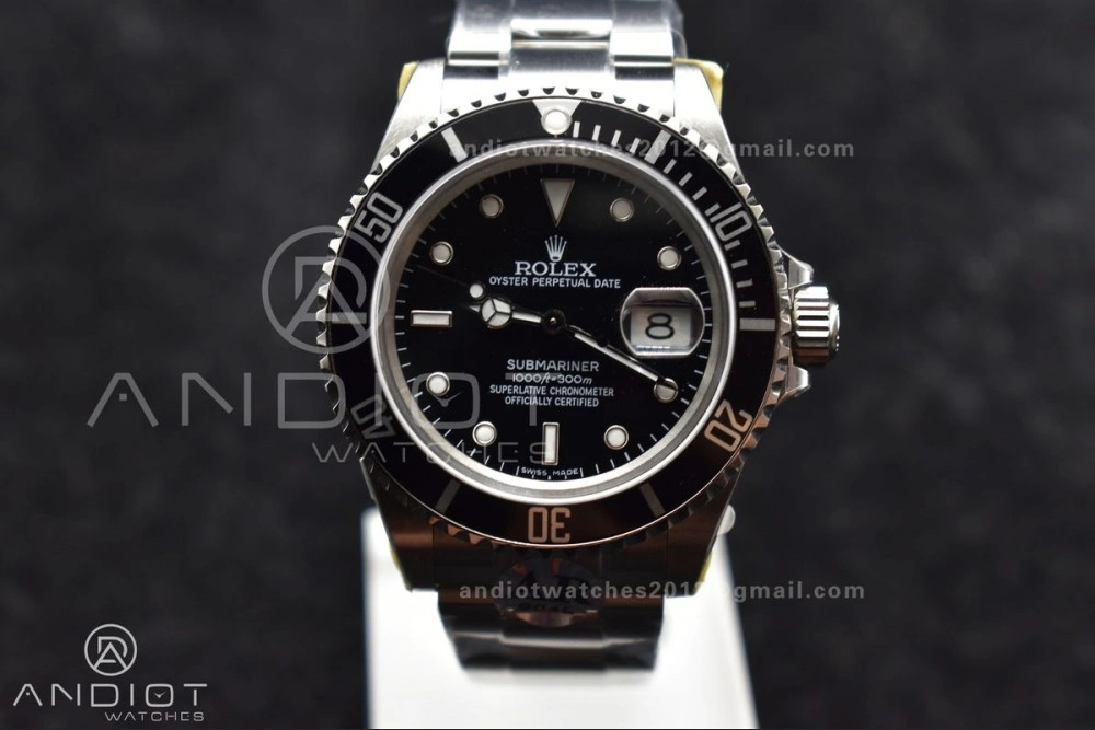 Submariner 16610 LN Black 904L Steel ARF1:1 Best Edition on SS Bracelet SH3135 V Bright 1136