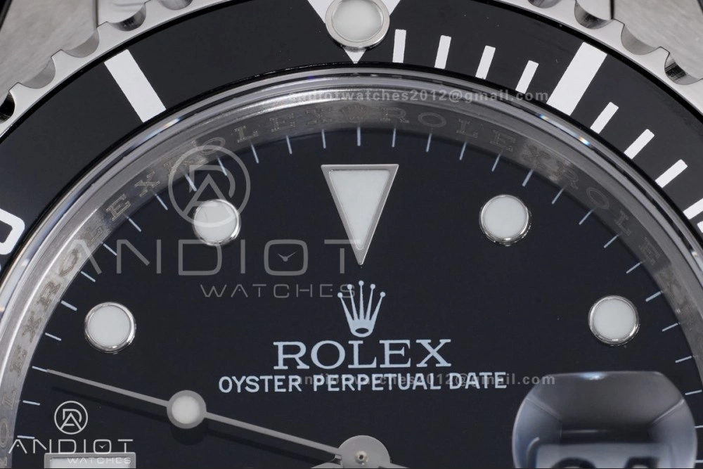 Submariner 16610 LN Black 904L Steel TMF 1:1 Best Edition on SS Bracelet SH OnTrend 1139