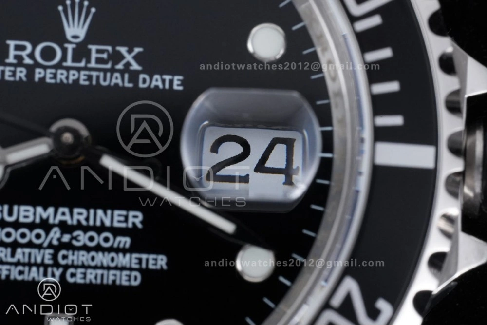 Submariner 16610 LN Black 904L Steel TMF 1:1 Best Edition on SS Bracelet SH OnTrend 1139