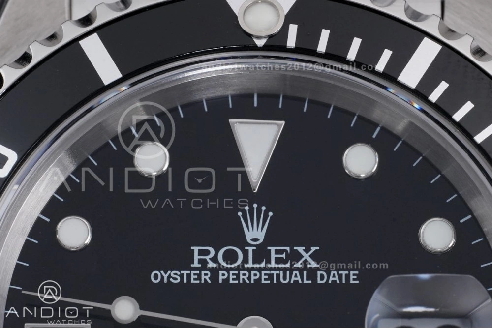 Submariner 16610 LN Black No Rehaut Engraving 904L Steel TMF 1:1 Best Edition on SS Bracelet SH Resilient 1143