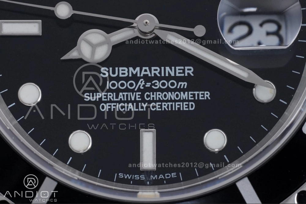 Submariner 16610 LN Black No Rehaut Engraving 904L Steel TMF 1:1 Best Edition on SS Bracelet SH Resilient 1143