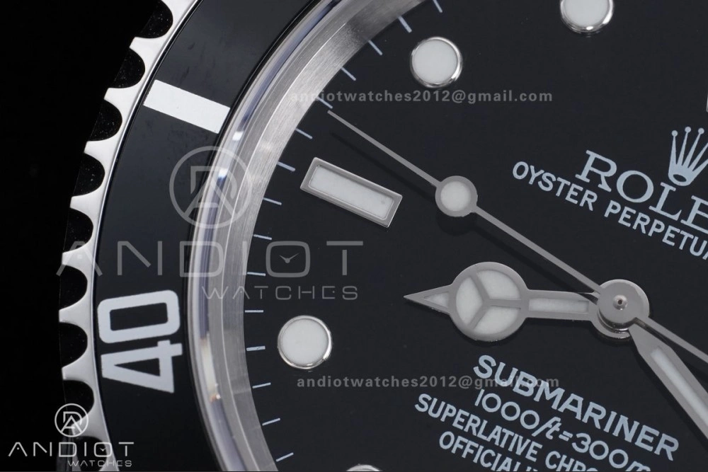 Submariner 16610 LN Black No Rehaut Engraving 904L Steel TMF 1:1 Best Edition on SS Bracelet SH Resilient 1143