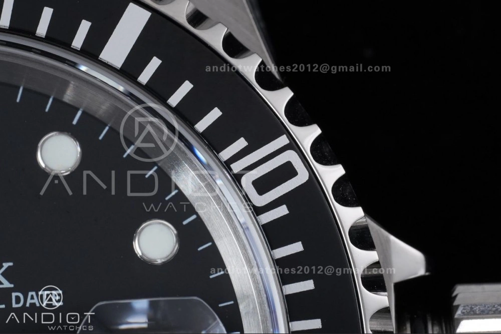 Submariner 16610 LN Black No Rehaut Engraving 904L Steel TMF 1:1 Best Edition on SS Bracelet SH Resilient 1143