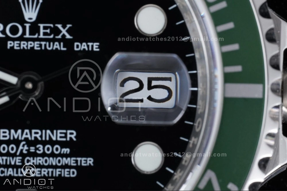 Submariner 16610 LV Green 904L Steel TMF 1:1 Kermit Best Edition on SS Bracelet SH Elegant 1142