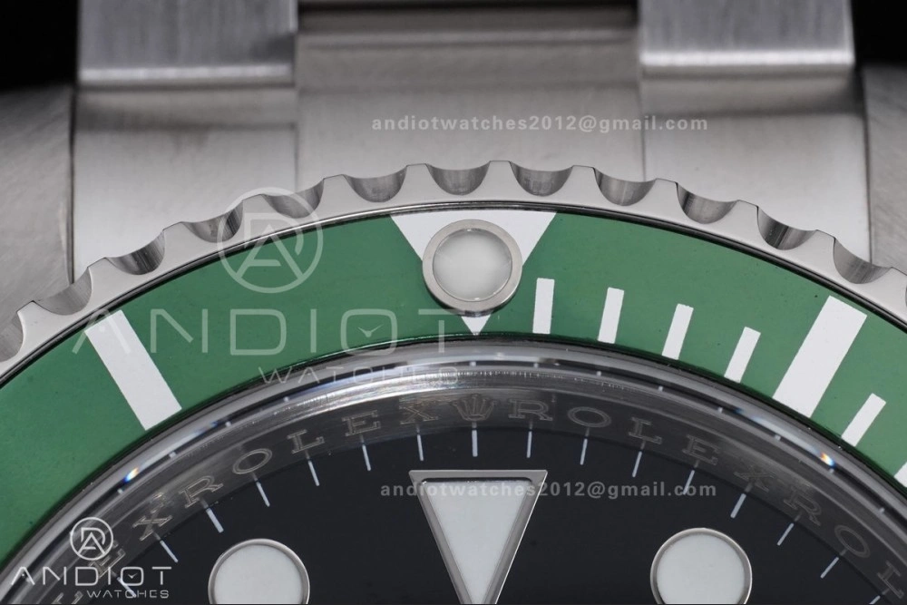 Submariner 16610 LV Green 904L Steel TMF 1:1 Kermit Best Edition on SS Bracelet SH Elegant 1142