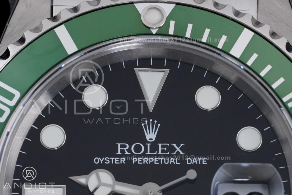 Submariner 16610 LV Green No Rehaut Engraving 904L Steel TMF 1:1 Kermit Best Edition on SS Bracelet SH Comfortable 1145