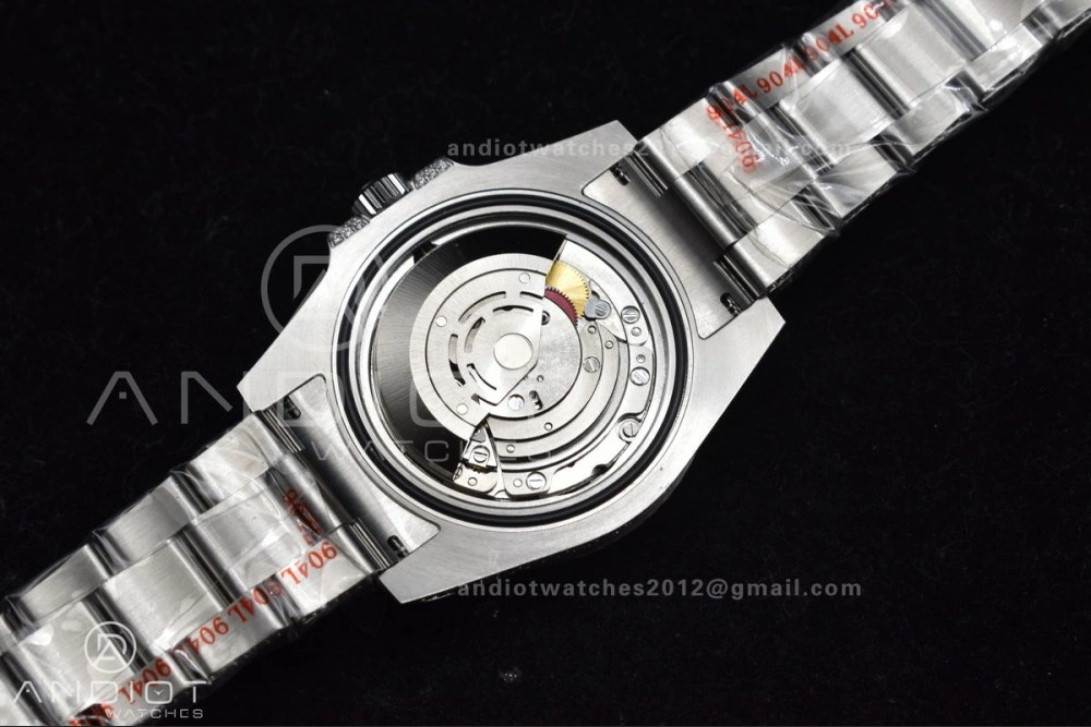 Submariner 40mm Full Diamonds SS AMGF Best Edition Green Dial on Bracelet on VR Minimalist 1150