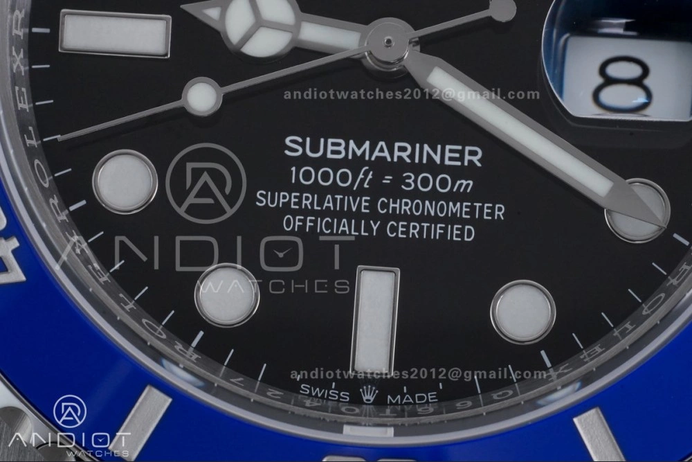 FlexibleFit Submariner 41mm VSF 126619LB The Youth Version Cookie Monster Blue Ceramic 904L Steel A 1156